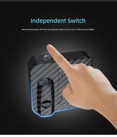 Projecteur de voiture, lumière de bienvenue à capteur infrarouge, LED décorative de modification, sans câblage, universel