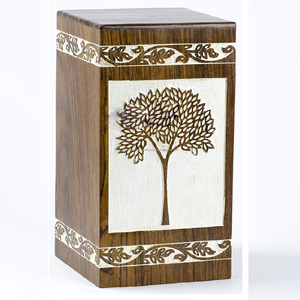 Caja de urna de palisandro de gran calidad para cenizas de adultos, urnas de cremación de madera para urnas decorativas masculinas y femeninas a precio mayorista - Product Image 4