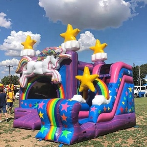 Trampolín <span class=keywords><strong>Inflable</strong></span> Grande para Niños y Castillo <span class=keywords><strong>Inflable</strong></span> - Tamaño y Color Personalizables, Equipo para Exteriores - Product Image 5