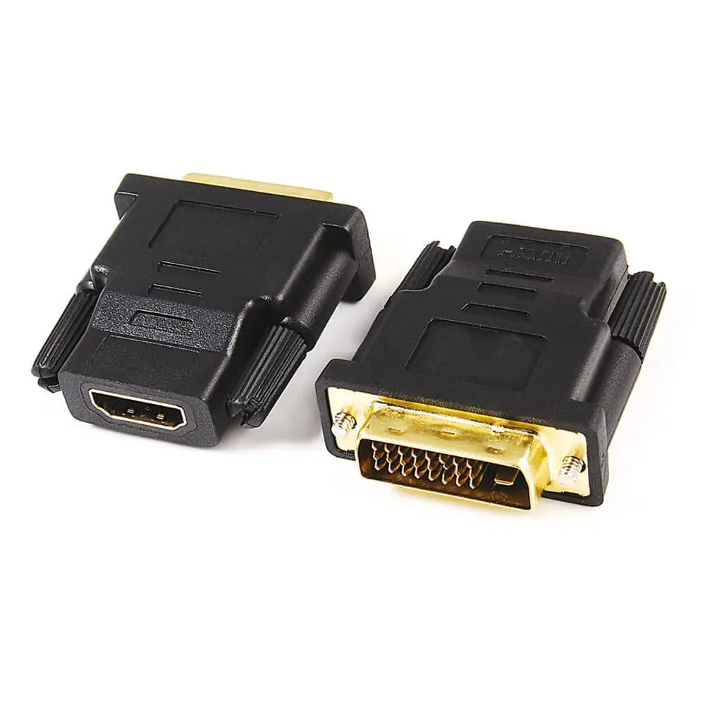 FARSINCE DVI-D Dual link 24+1 male connector to HDMI female connector adapter converter coupler