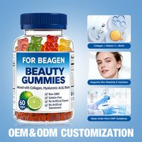 Gummies au collagène, vitamine C et biotine pour l'éclat de la peau et le soutien des cheveux et des ongles – Compléments alimentaires en marque blanche