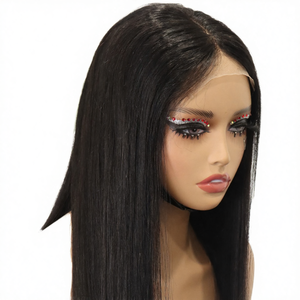 Venta al por Mayor de Cabello Virgen Vietnamita 100% Natural, Doble Trama, Liso, 4x4 para Cierre de Encaje, Peluca Bob, Peluca con Frente de Encaje para Mujer - Product Image 3