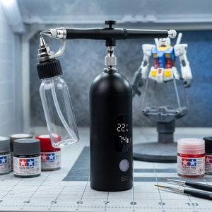 Aerógrafo <span class=keywords><strong>de</strong></span> Clase Élite <span class=keywords><strong>de</strong></span> Alto PSI sin Mantenimiento para Pintura <span class=keywords><strong>de</strong></span> Modelos y Kits <span class=keywords><strong>Gundam</strong></span> con Batería <span class=keywords><strong>de</strong></span> Larga Duración y Pantalla LED <span class=keywords><strong>de</strong></span> Energía - Product Image 1