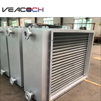 Intercambiador de Calor de Tubo Aletado Refrigerado por Aire Industrial Pequeño de Acero Inoxidable SS304 para Sistemas de Refrigeración HVAC de Centros de Datos