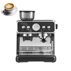 Express Machine With Grinder Use Coffee Home Restaurant Commercial Expresso Espresso Maker