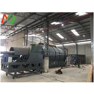 10 tons daily processing capacity medium model plastic pyrolysis machine for fuel oil