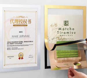 Marco de Fotos de Plástico Hookei con Impresión UV, Ajustable y para Montar en la Pared, para Uso en Oficina - Product Image 1