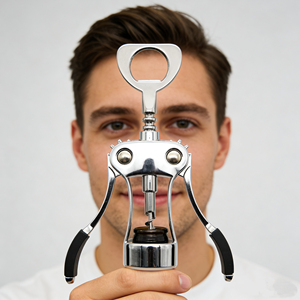 Ouvre-bouteille manuel en zinc multifonctionnel et écologique pour la maison et la cuisine, vente en gros - Product Image 2