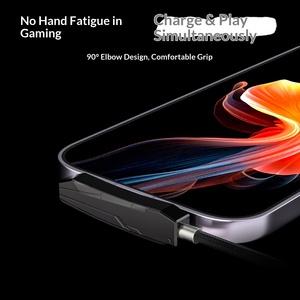 2 in 1 240W 타입-C 고속 충전 접이식 스탠드 데이터 케이블 (타입-C 휴대폰용, 위빙 재킷 처리) - Product Image 3