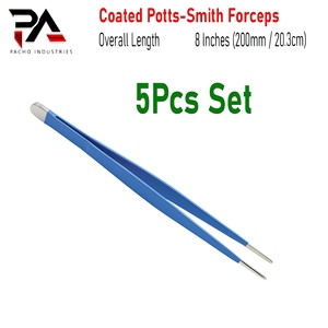 คีมผ่าตัดแบบไม่เป็นสื่อนำไฟฟ้า เกรดเยอรมัน ยี่ห้อ Potts-Smith ขนาด 8 นิ้ว ปลายตรงเรียบ ใช้ซ้ำได้ สำหรับการผ่าตัดด้วยไฟฟ้าและการทำแผลผ่าตัด - Product Image 2