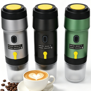 Machine à café portable multifonctionnelle à capsules avec distribution d'eau chaude et extraction directe, compatible capsules et café moulu, automatique - Product Image 1