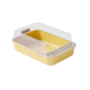 <b>Extra</b> <b>Large</b> Cat Litter <b>Box</b>, Splash-Proof, Fully Open, Odor-Proof, Semi-Enclosed, Poop <b>Box</b>, Cat Supplies - Product Image 5
