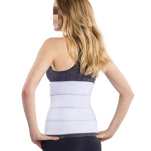 Carpeta Abdominal Post Cirugía Unisex Carpeta Abdominal de 3 paneles Cinturón de barriga plano Entrenador de cintura Cinturón de ajuste Abdominal posparto - Product Image 4