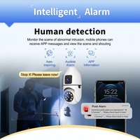 Caméra ampoule WiFi double objectif, application Tuya, vision nocturne 1080P, 360° °   Installation facile de la vidéosurveillance intérieure
