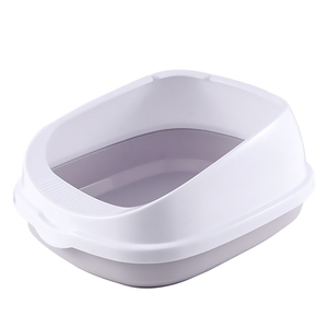 Extra Large Semi-Closed PP <strong>Cat</strong> <strong>Litter</strong> <strong>Box</strong> with Open Heightened <strong>Design</strong> - Product Image 6