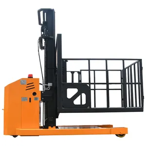 Efork 1000Kg 1500Kg 4M 5M 6M Lage Prijs Elektrische Kooi Order Picker Vrachtwagens Bestellen Picker Te Koop Man Up Order Picker