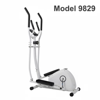 Crosstrainer Ellittico Magnetico Manuale per Uso Domestico con Volano da 3kg/4kg e Monitoraggio della Frequenza Cardiaca