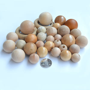 1-1000 шт., бусины из натурального дерева, 5-50 мм - Product Image 5