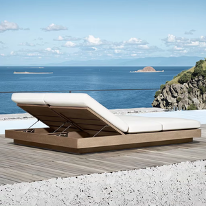 เก้าอี้ชายหาดทำจากอลูมิเนียมสำหรับกลางแจ้งชุดเก้าอี้ชายหาดทำจากโลหะมีโลโก้ออกแบบได้ตามต้องการ - Product Image 1