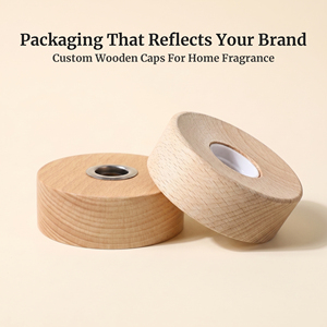 Vietnam WeWood Custom Logo Laser Engraved Wooden <b>Reed</b> <b>Diffuser</b> Cap Aroma Bottle Collar OEM ODM Factory - Product Image 1