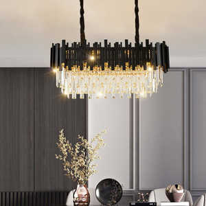 Offre Spéciale cristal salle à manger moderne simplicité <span class=keywords><strong>maison</strong></span> tenir pendentif lumière luxe mode personnalité Villa hôtel <span class=keywords><strong>lustre</strong></span> - Product Image 1