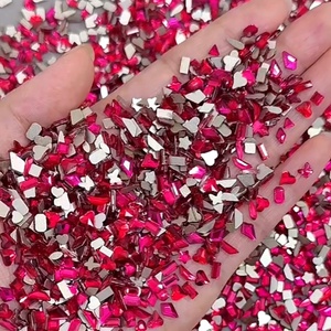 OLeeya Strass de luxe K9 à dos plat, breloques pour ongles, diamants, bijoux, pierres 3D, décoration, gemmes pour nail art - Product Image 1