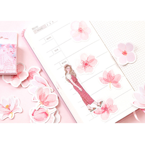 45 יח'\קופסא דובדבן חמוד פריחת סיפור מודבק ילדה דבקה ילד גלידות מדבקות עצמיות דקורטיביות - Product Image 3