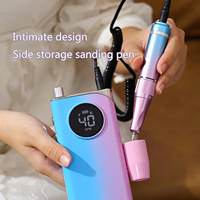 Offre Spéciale : Ponceuse à Ongles Électrique Sans Fil Rechargeable, Colorée, Haute Puissance, Faible Bruit, Outil de Polissage et de Coupe des Ongles