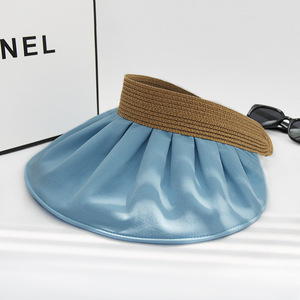 Nouveau Chapeau de Soleil Unisexe Printemps-Été 2026 à Large Bord, Protection UV, Chapeau de Paille Imperméable à Calotte Ouverte pour la Plage - Product Image 2