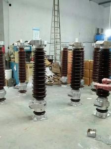 Высоковольтный уличный Соединитель 3 ~ 200 кВ, Фарфоровая втулка с покрытием из оксида цинка, молниеотвод/стабилизатор напряжения - Product Image 6