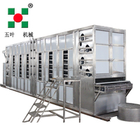 Continu multi-band droogsysteem voor de verwerking van snacks en dierenvoer