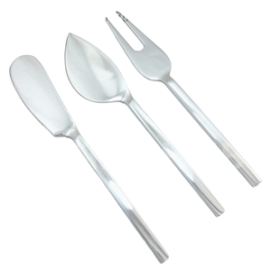 Eco Friendly Stainless Steel Cheese <b>Knives</b> Set Durable Stylish Cutlery Perfect for Giveaways Events Gifting Kitchen & Party Use - Product Image 1