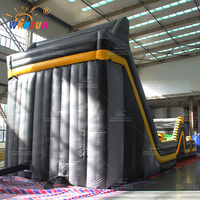 Parcours d'obstacles gonflable commercial WINSUN, toboggan en PVC épais, logo personnalisé CE, pour adultes et enfants, location pour parcs d'attractions, événements, sans plomb