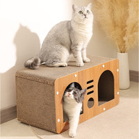 Griffoir pour chat à 3 niveaux, extra-large, en carton, pour la vente en gros, lit pour chat