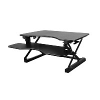SSW100D Bureau ergonomique Offre Spéciale élévateur de bureau ressort à gaz poste de travail assis à debout avec clavier