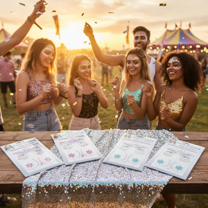 Wholesale Peiyong Brand Model 316061 <b>Face</b> and Body <b>Gem</b> Decorative Stickers Set for Eye and Chest Decoration - Product Image 3