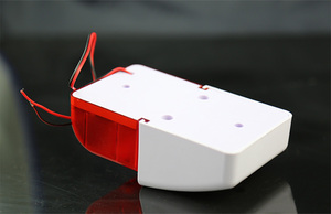Kabelgebundener Stroboskop-Sirenenalarm, Türklingel, Ton, blinkendes Licht, tragbar, ABS, Heimsicherheit, PIR-Bewegungssensor, 100 m, einfache Installation - Product Image 4