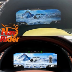 หน้าจอแสดงผลขนาด 12.3 นิ้ว สำหรับรถยนต์นิสสัน ปาโทรล Y62 ปี 2015-2021 ชุดมาตรวัดความเร็ว รองรับ Carplay จอแสดงผลเสมือนจริง ชุดมาตรวัดหน้าปัดรถยนต์ จอ LCD ดิจิตอล - Product Image 2