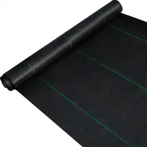 Hot sale polypropylene material Black color Plastic garden farm grass Agricultural Ground Cover weed mat to Stop Weeds