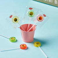Sucettes dures artisanales pour enfants, aux saveurs de fruits, en forme d'animaux, colorées, de dessin animé, Halal Kingdom