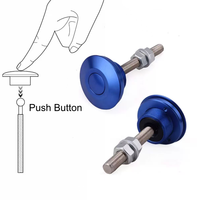 Kit de verrouillage rapide pour capot de voiture 22 mm avec bouton-poussoir et clip de fixation