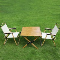 Table à manger pliable en acier pour le camping en plein air - Meubles d'extérieur