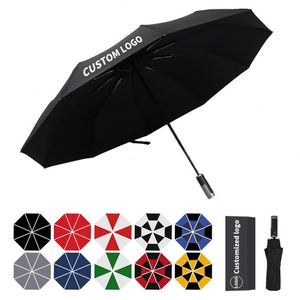 Paraguas Plegable Automático con Protección UV, Personalizado, Resistente al Viento, Promocional, para Hombre - Product Image 1