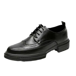 Chaussures en cuir respirantes pour hommes - Formelles, style haut de gamme, rehaussantes, pour tenue décontractée ou habillée - Product Image 4