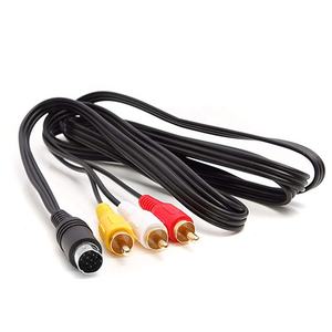 适用于世嘉土星控制台附件-RCA电视影音电缆或游戏玩家显示音频视频电缆 - Product Image 1