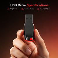 Flashdisk 100%, ukuran Mini USB Stick kunci cincin USB Flash Pen drive kapasitas penuh 2.0 64gb 32gb