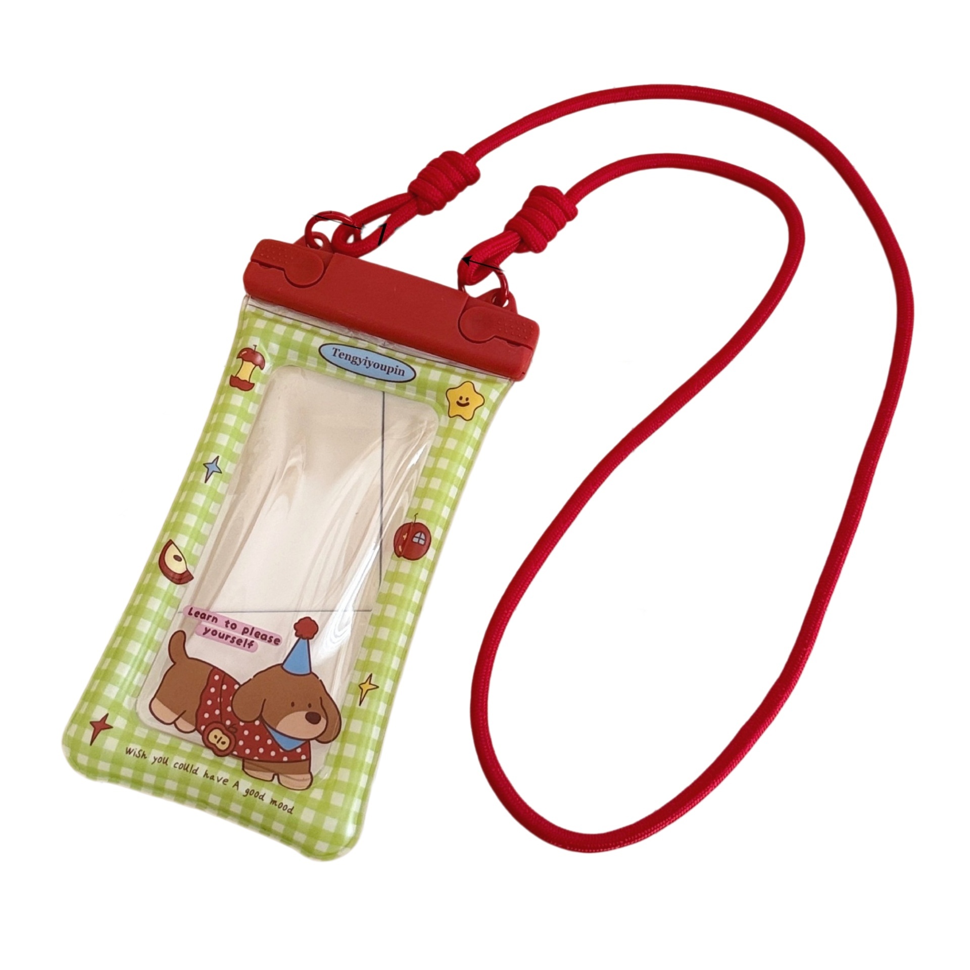 3 party dachshund-waterproof bag