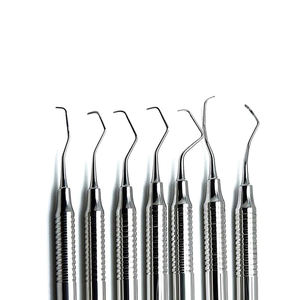 Raspador de raíces periodontales quirúrgico dental de acero inoxidable manual, instrumentos quirúrgicos dentales, explorador dental - Product Image 6
