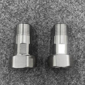 Raccords de compteur d'eau tout en cuivre 4/8\" 6/8\" 1\" Unions en cuivre filetées mâles Accessoires de plomberie pour raccords de compteur d'eau - Product Image 1