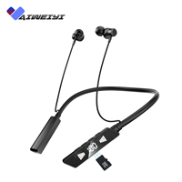 MZ-99 Logo Kustom 38 Jam Waktu Putar Lama Earphone Neckband Baterai 450mAh Headset Nirkabel Magnetik OEM ODM untuk Penggunaan Sehari-hari